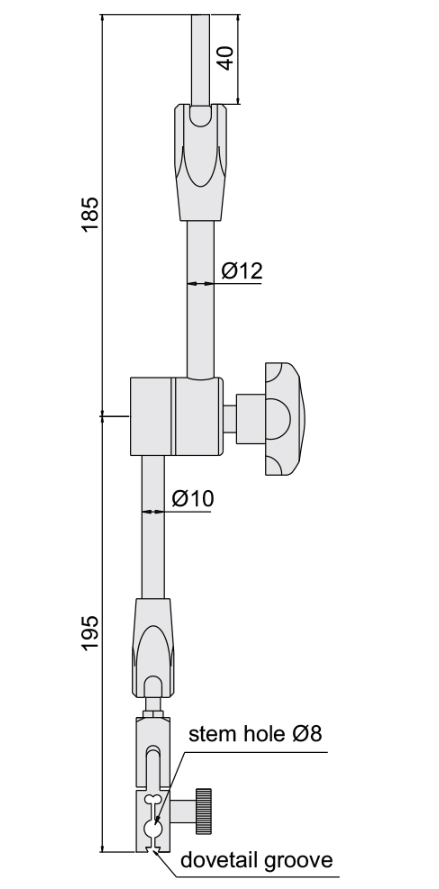 SOPORTE CENTRADOR DE INDICADOR