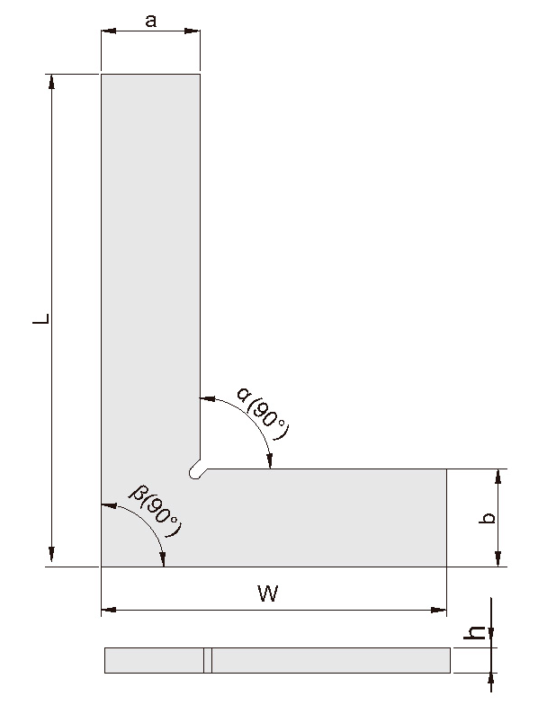 ESCUADRA 250 X 100MM